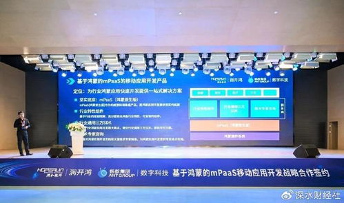潤和軟件發布基于鴻蒙的MPaaS移動應用開發產品，開啟互聯網技術開發新篇章